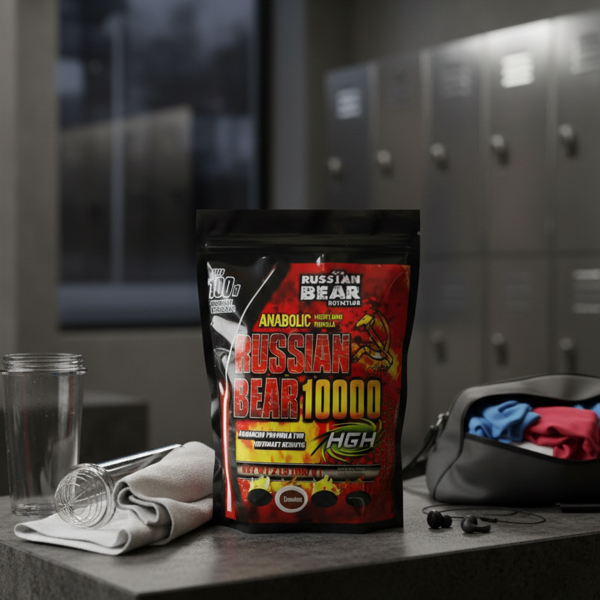 Russian Bear 10000 – Chocolate Anabolic Weight Gain Formula | High-Calorie Mass Gainer for Extreme Muscle - 2lbs Growth & Strength - Image 3