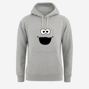 New Summer Collection Full Grey Hoodie Emoji Printed For Men And Boys