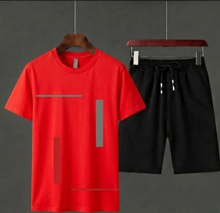 HY Boutique Men's Summer shirt & Shorts Tracksuit Set – Lightweight & Comfortable Casual Wear
