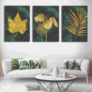 Set of 3 Wall Art Wooden Phototile Frames for Wall Decor