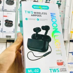 Moonlight New Model Bluetooth AirPods Pro 2 With Magnetic Design Wireless Charging Case Buzzer Volume Control Big Battery And Bluetooth Pouch