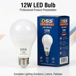 DSS Power 12W LED Bulb Balanced Everyday Lighting For Bedrooms, Living Rooms, Shops, Offices And Indoor Spaces
