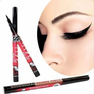 Pack of 6 - 36H Waterproof Liquid Eyeliner Marker - Cosmetic Product Designed For Eye Care And Daily Makeup Routine (Black)