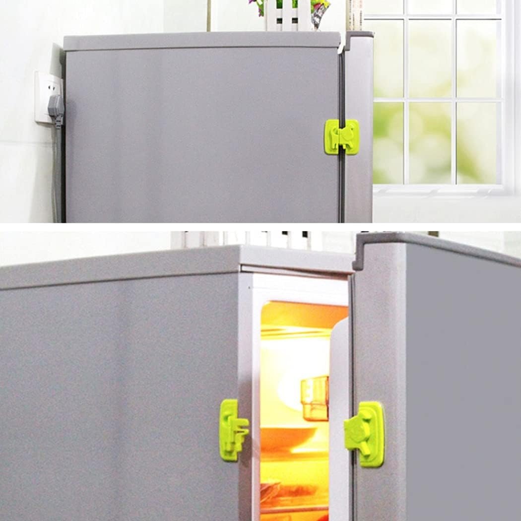 01 PCs Cute Dog Shape Cartoon Cabinet Door Child Safe Lock Refrigerator Toilet Baby Safety Tools | Refrigerator Lock | Lock For Cabinet - Random Color - Image 3