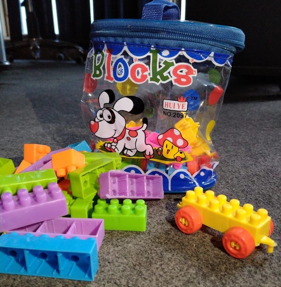 Building Blocks Toy Pack for Kids – 72 Pieces Multicolor Educational Blocks, 1 x 1 Size, Durable PVC Material - Game For Kids - Image 3