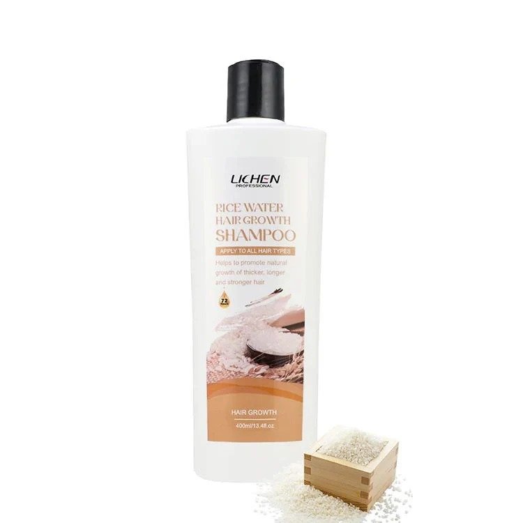 Pack Of 01 - Lichen Professional Shampoo Set 400ml – Keratin, Rice Water, Coconut, Peppermint, Red Onion, Argan Oil - Image 2
