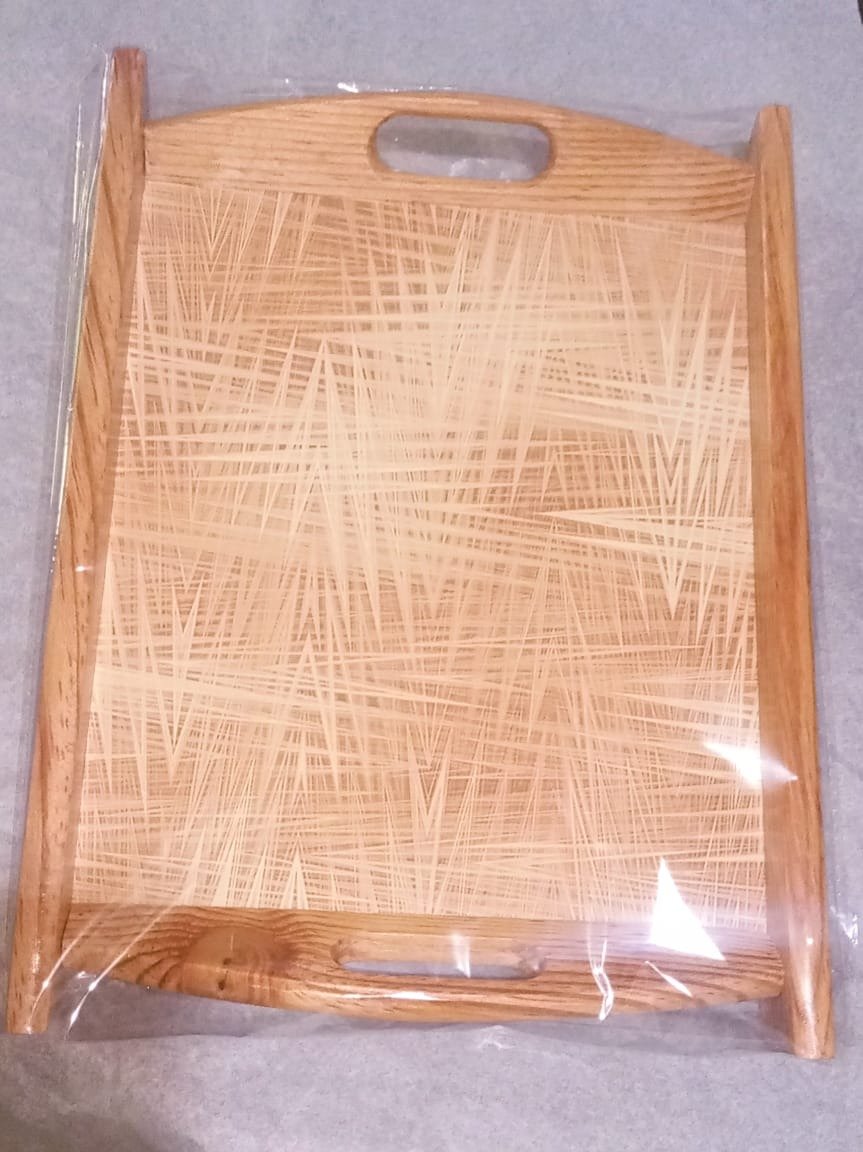 Large Wooden Serving Tray – Strong, Stylish, and Perfect for Serving Food, Drinks, and Decorating Your Home - Image 5