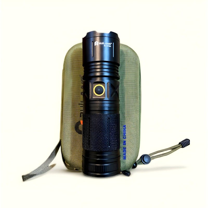 Ruilang P90 High Power Rechargeable LED Flashlight – Ultra Bright Torch with Zoom, Multiple Modes & Type-C Fast Charging - Image 3