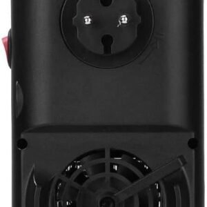 Flame Heater 1000W – Portable Electric Plug-in Room Heater with Flame Effect & Remote Control