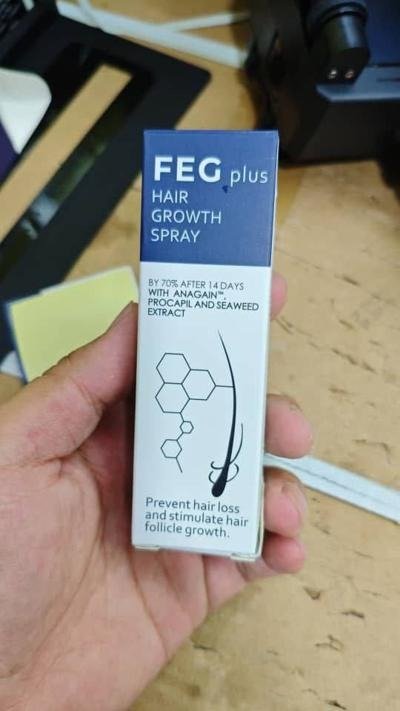 FEG Plus Hair Growth Spray – Stimulate Follicles, Reduce Hair Fall, and Encourage Thicker, Healthier Growth 60ML - Image 3